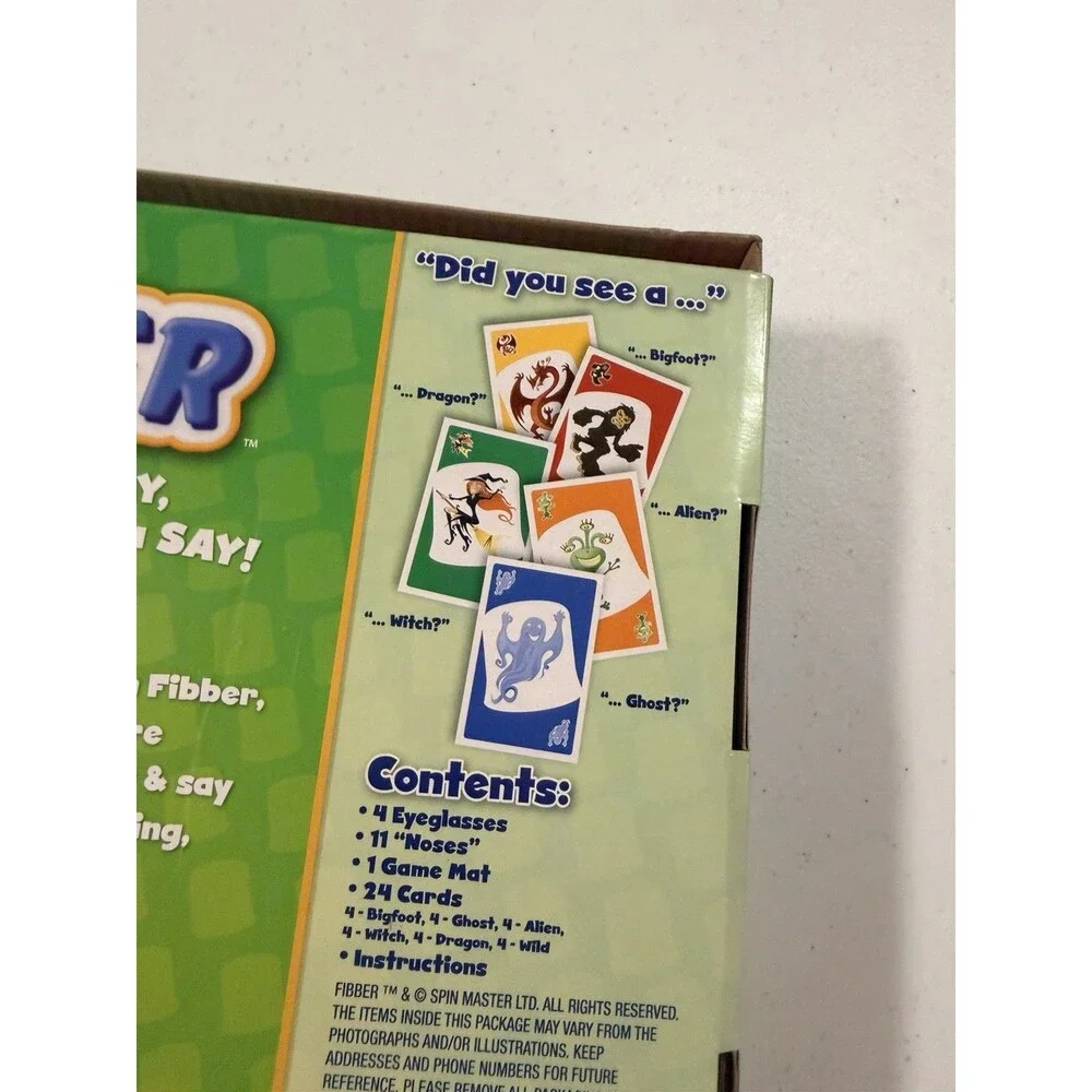 Fibber Game- Stretch the Truth and your nose may grow!